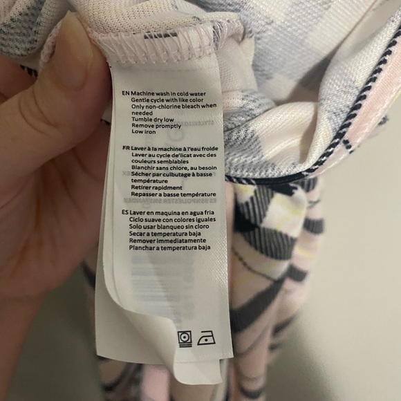 Streetwear Society Pink Plaid Overall Dress | Y2K | Baby Pink Plaid | Size Large - Picture 4 of 6